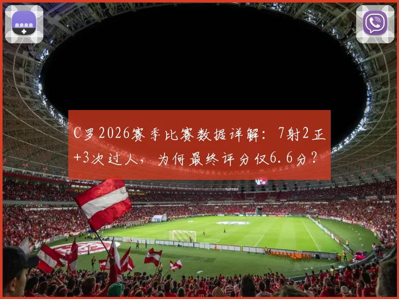 C罗2026赛季比赛数据详解:7射2正+3次过人,为何最终评分仅6.6分?深度分析背后原因